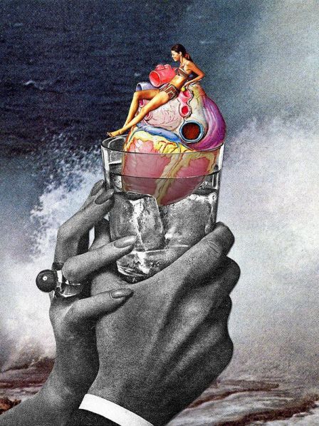 heart on the rocks by Eugebia Loli
